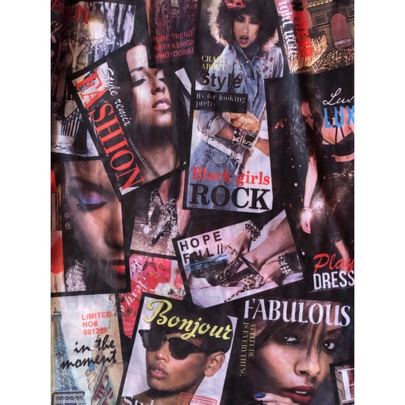 Magazine print top - Picture 3 of 3